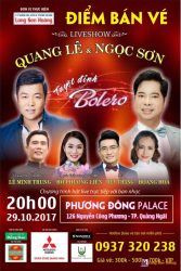 Liveshow QUANG LÊ & NGỌC SƠN "Tuyệt đỉnh Bolero"