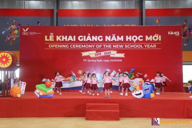 LỄ KHAI GIẢNG NĂM HỌC MỚI TRƯỜNG QUỐC TẾ IEC QUẢNG NGÃI