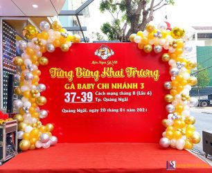 SỰ KIỆN KHAI TRƯƠNG GÀ BABY CN QUẢNG NGÃI