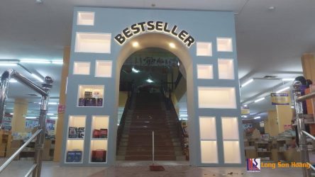 BÀN GIAO KỆ TRƯNG BÀY SÁCH CHO SIÊU THỊ THÀNH NGHĨA