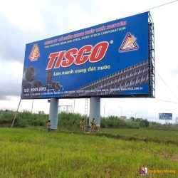 PANO QUẢNG CÁO CÔNG TY CỔ PHẦN GANG THÉP THÁI NGUYÊN TISCO