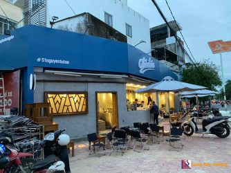 THI CÔNG BẢNG HIỆU QUÁN CAFE GHẾ ĐẨU