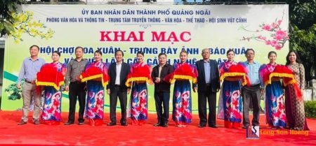 KHAI MẠC HỘI CHỢ HOA XUÂN QUẢNG NGÃI 2023