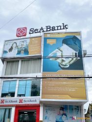 NÂNG CẤP BẢNG HIỆU LOGO SEABANK CN QUẢNG NGÃI