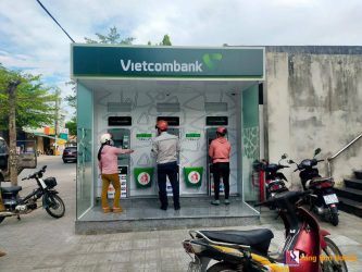 Hoàn thiện nâng cấp – mở rộng trụ ATM Vietcombank CN Sơn Tịnh