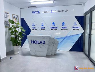 Cải Tạo Văn Phòng Làm Việc Công Ty Hoya Lens Quảng Ngãi