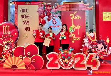 Trang trí Tết Cho Shop Mẹ & Bé Trần Hưng Đạo