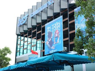 Bàn Giao Mặt Tiền Bảng Hiệu 365 SWIMMING – Khu dân cư 577