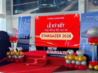 Lễ Ra Mắt & Ký Kết Hợp Đồng Xe STARGAZER 2026 – Hyundai Quảng Ngãi
