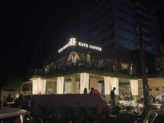 Bàn Giao Bảng Hiệu Cho Quán KATE Coffee CN3 Quảng Ngãi