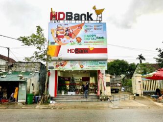 THI CÔNG BẢNG HIỆU PANO HD BANK – CN SƠN HÀ