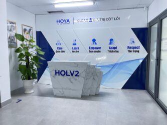 Cải Tạo Văn Phòng Làm Việc Công Ty Hoya Lens Quảng Ngãi